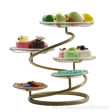 wrought iron fruit living room afternoon tea tray
